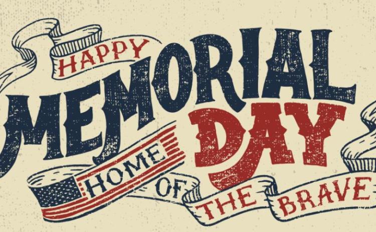 Memorial Day closings