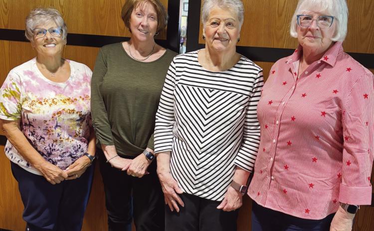From left: Vice President Darlene Limmer, Secretary Janice Strickland, President Dee Kroger and Treasurer Cher Johnson.