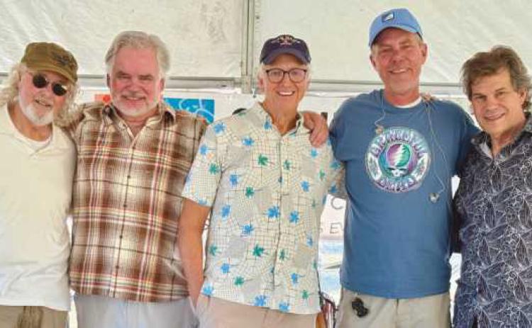 Suburban Legend members are, from left: Lance Craig, Jeff Kerscher, Paul Cummings, Jim Seibold and Steve Edwards.