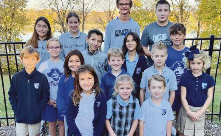 St. Rose Students of the Month for September
