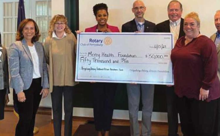 Perrysburg Rotary establishes $50,000 fund for patients of Mercy Health-Perrysburg Hospital