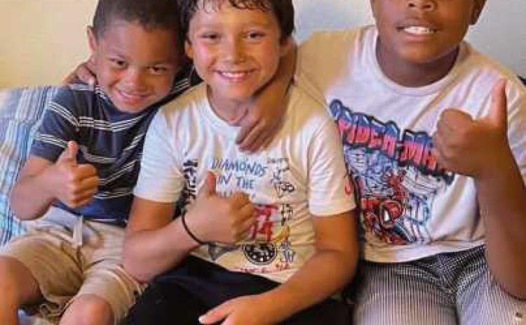 Children who have benefited from Let’s Build Beds.