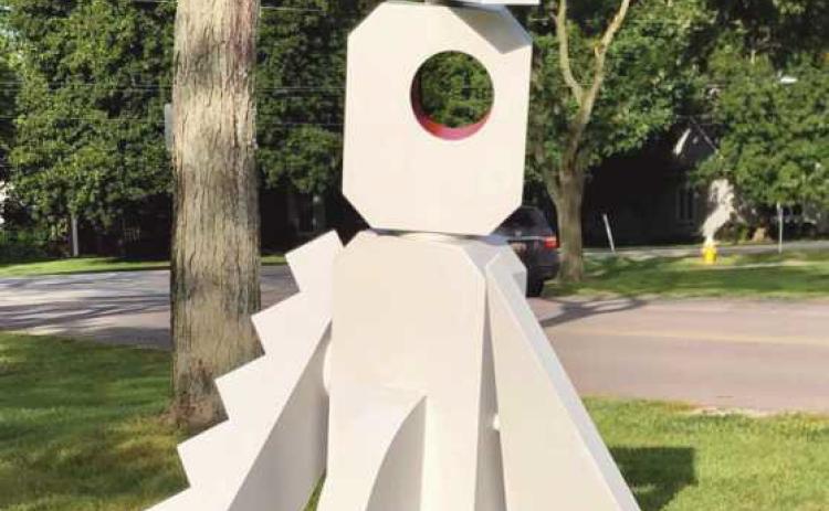Explore Andrew Arvanetes’ “When a Man’s an Empty Kettle” at the Perrysburg Sculpture Walk.