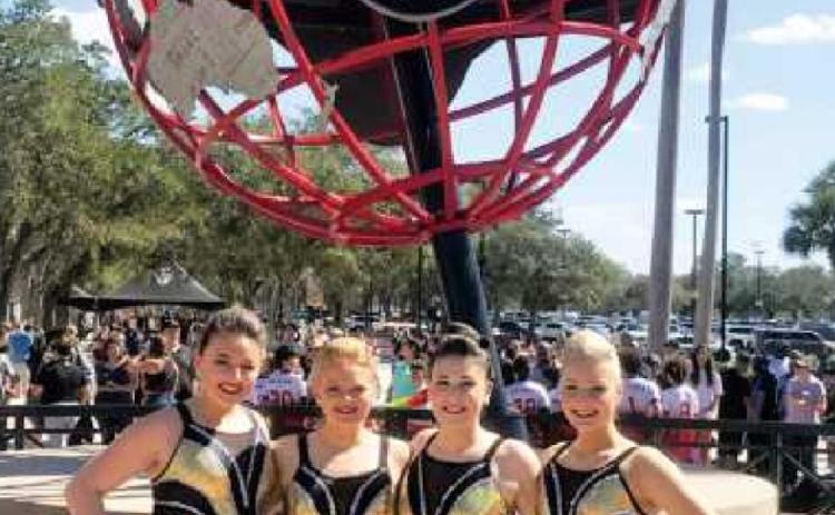 PHS majorettes compete in Twirl Mania at Walt Disney World