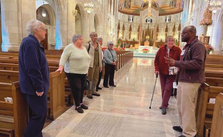 New Century Club members visit Rosary Cathedral