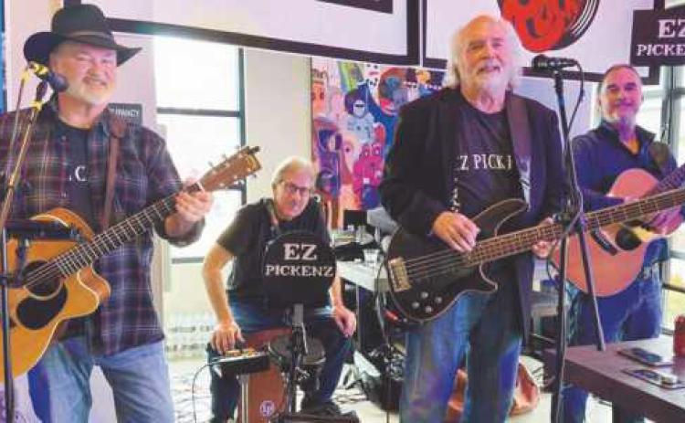 Band members are, from left: Matt Meeker, Lyle Diefenthaler, Mark Elder, Derrick Hudson.