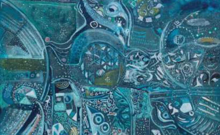 Alexander “Skunder” Boghossian (Ethiopian, 1937–2003), Untitled, 1966, oil on canvas; Chrysler Museum of Art, Museum purchase 2020.32.
