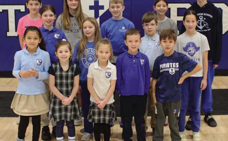 From left, front row: Alexianna Quinones, Isabel Mossing, Elliana Rogers, Logan Niese and Lennon Schroder. Middle row: Abigail Shapiro, Isabella Brough, Charles Pakka and Adelina Angelici. Back row: Ian McMichael, Audrey Baxter, Cohen Brutsche, Sofia Piazza and Thomas Matthews. Not pictured: Joseph Geha.