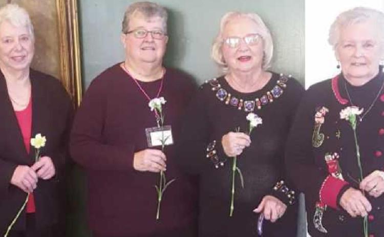 Towne Club of Toledoʼs new officers for 2022 are, from left: Marilyn Church of Perrysburg, treasurer; Linda Jastrzemski of Point Place, first vice president; Sue Burkett of Waterville, second vice president; and Sue Seary of Toledo, president. Not pictured is Sandy Ellsworth of Perrysburg, secretary.