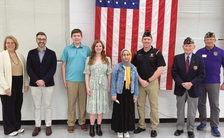 Three PHS students excel on Americanism test