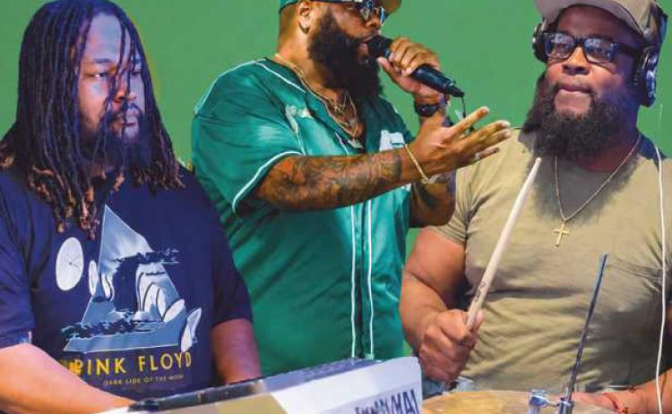Band members are, from left, Armoné Blakely, Corey (Big C) Coley and Keith Ransey Jr.