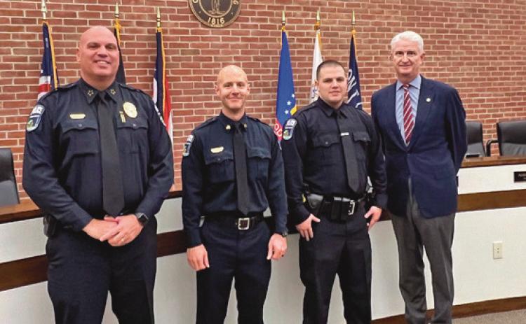 Two officers join city police division