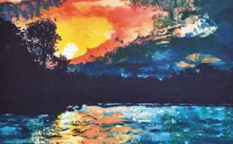 Beth Genson’s solo exhibit features this work. It will be on display until August 13 at the Walter E. Terhune Art Gallery.