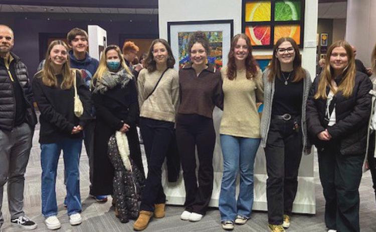 PHS students selected to participate in art show