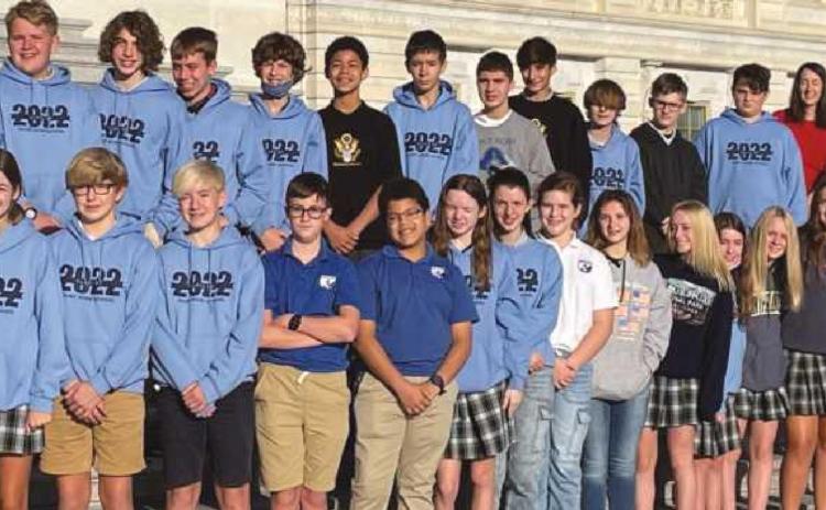 St. Rose eighth-grade class travels to Washington D.C.