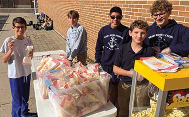 St. Rose students raise funds for hurricane relief