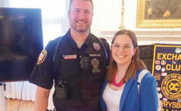 Perrysburg Exchange Club talks K-9 police dogs; honors PHS Student of the Month