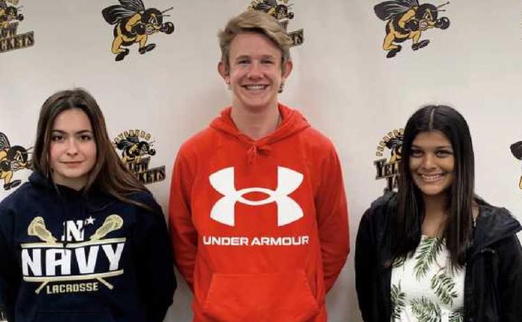 Olivia Meinke, Zach Madaras and Devika Bhavsar