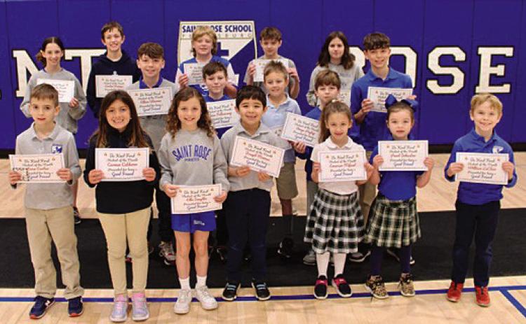 St. Rose recognizes Students of the Month
