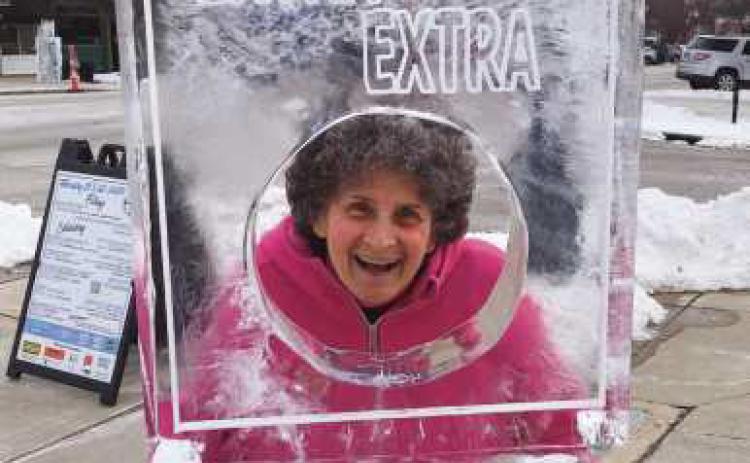 Winterfest sculptures create icy fun