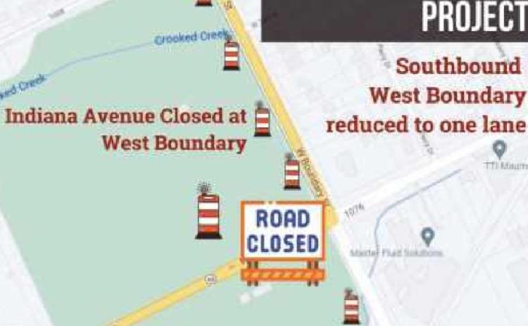 Sewer work to close West Indiana Ave. for two months starting Mon.