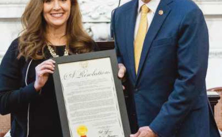 Senator Gavarone honors retiring public servant, Chancellor Randy Gardner