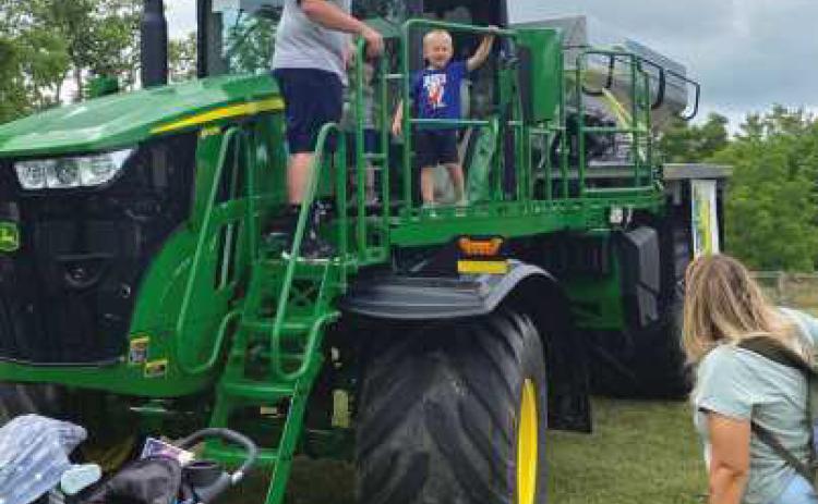 Those attending the safety fair can get an up-close look at farm and construction equipment as well as a variety of safety vehicles.