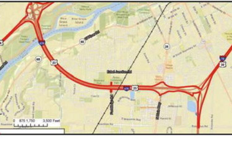 ODOT is proposing to widen I-475 and reconfigure interchanges on I-475 at U.S. Route 24 and I-75, in Perrysburg, Wood County.