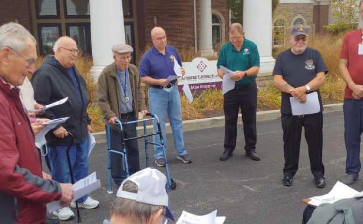 St. Clare Commons Veterans Day ceremony