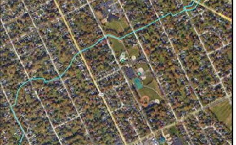 Grassy Creek interceptor lining project begins