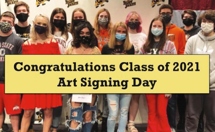 PHS students sign to study arts in college
