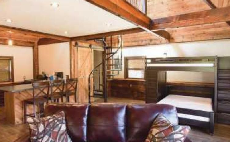 The staycation raffle package includes a family overnight stay in a Toledo Metroparks cabin like the one pictured above.