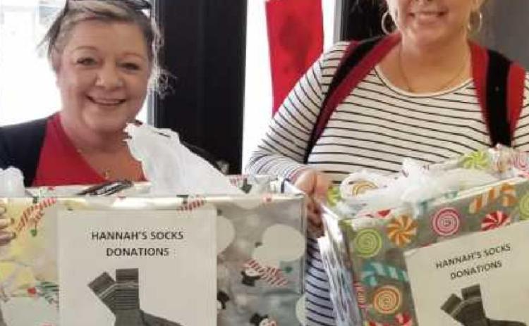 Preschool annual sock drive benefits Hannah’s Socks