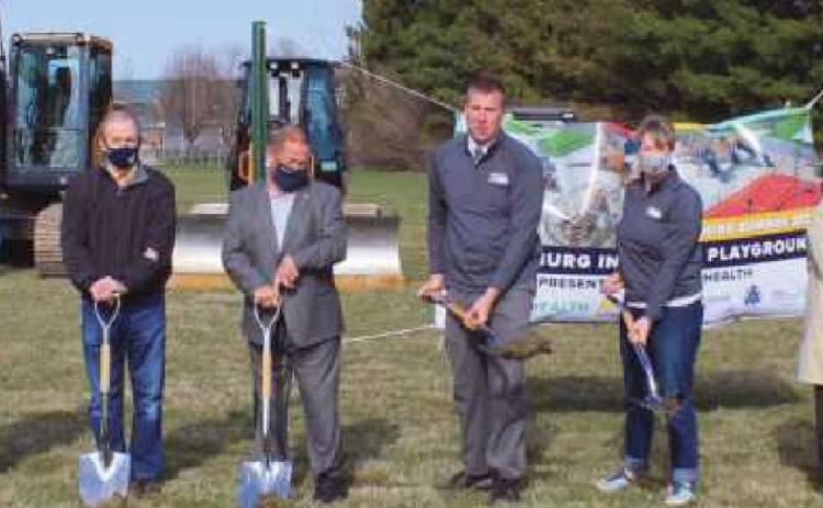 Groundbreaking takes place for inclusive playground