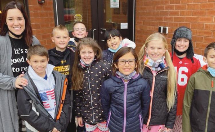 Woodland Elementary students conduct food drive