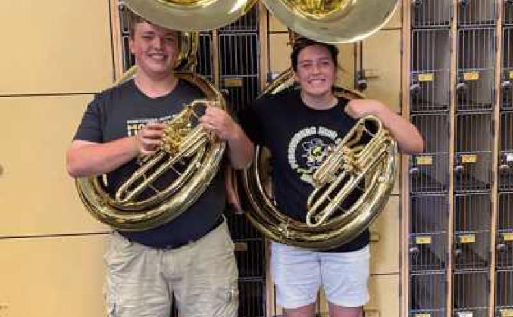 Sousaphones obtained through foundation grant