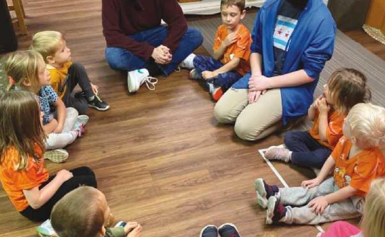 PHS theatre students lead workshop at Inspirations Learning Center